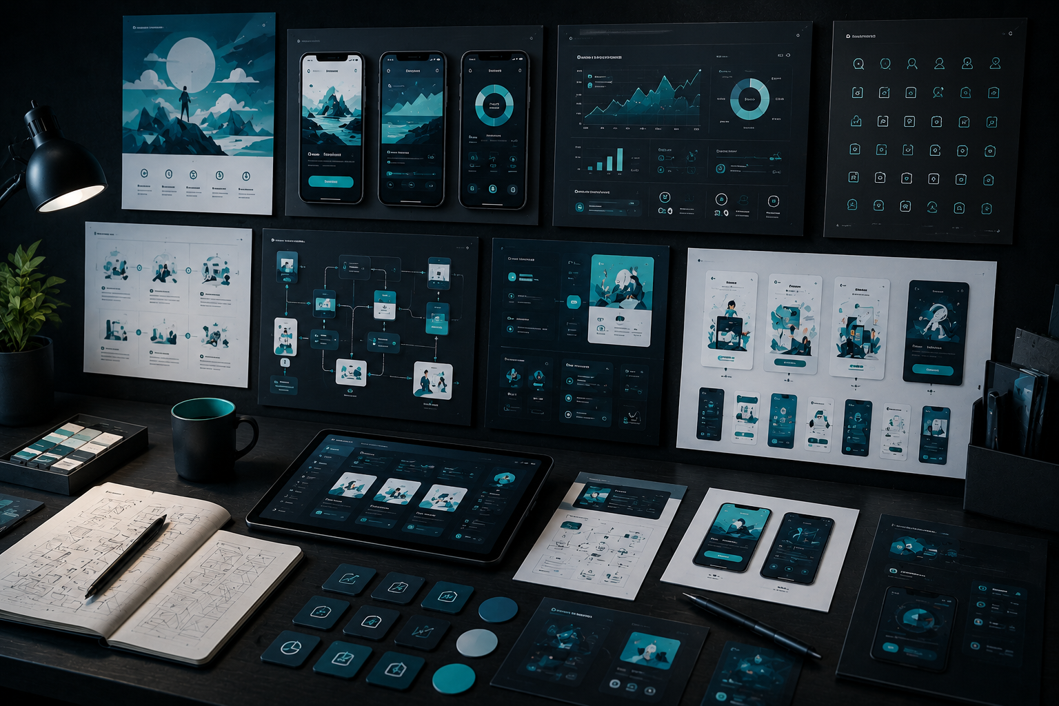 Digital UI/UX Illustrations by Graphisco
