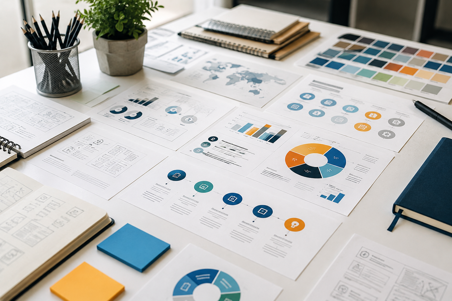 Graphisco infographic and data visualisation design samples