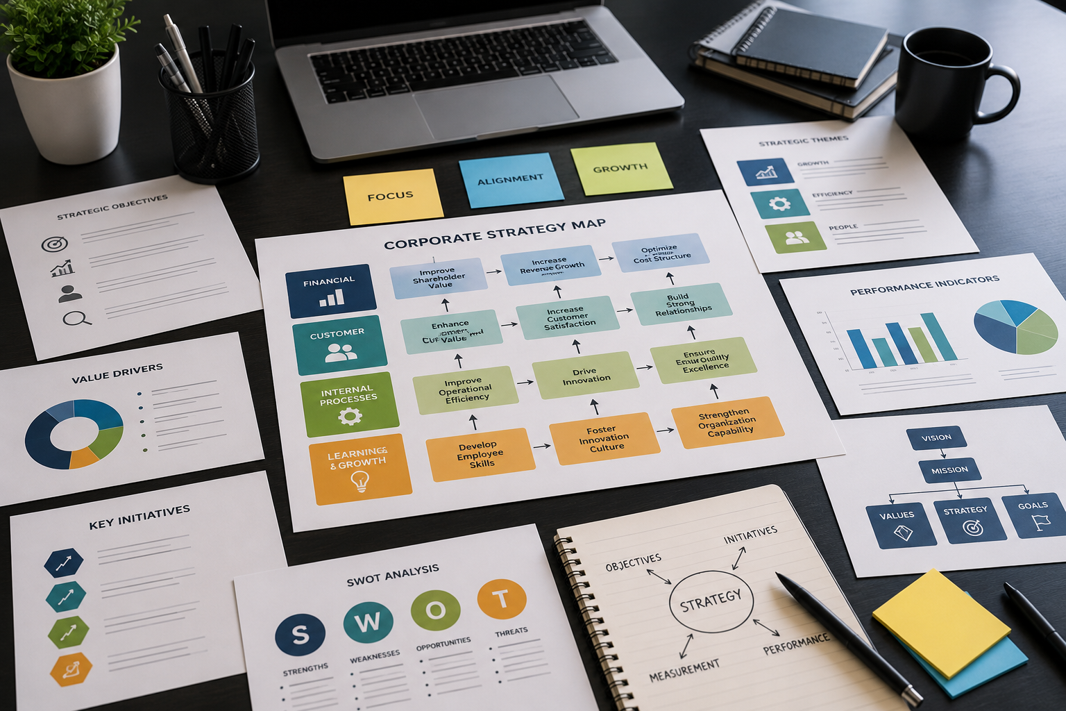 Corporate Strategy Mapping by Graphisco