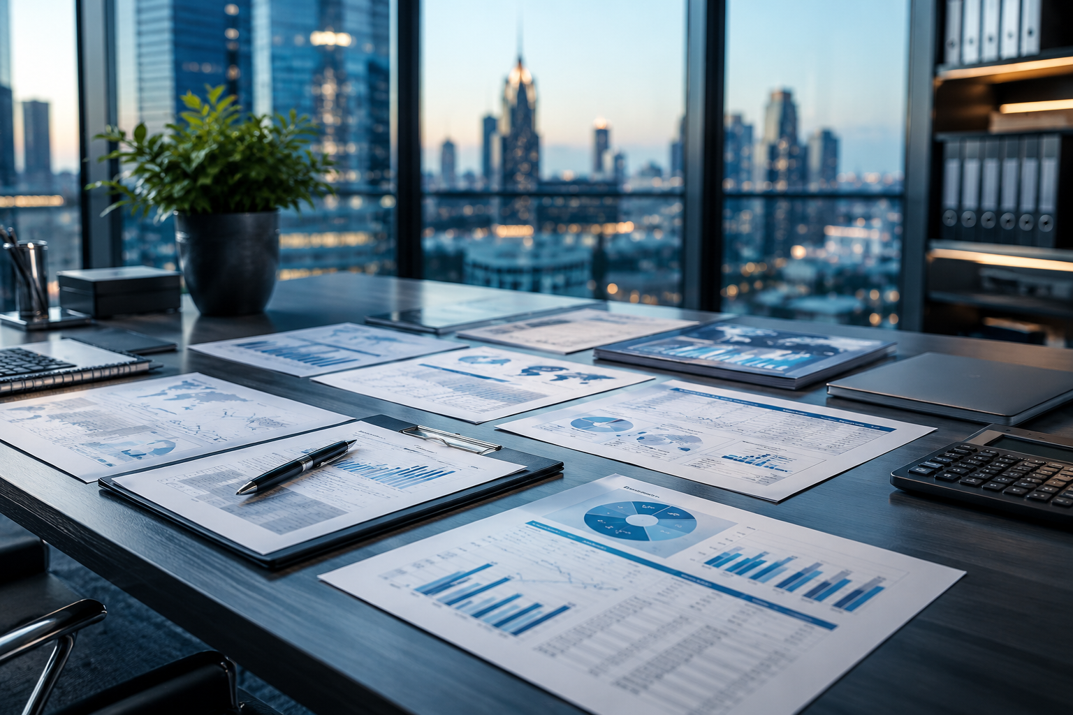 Corporate report and financial infographic design by Graphisco
